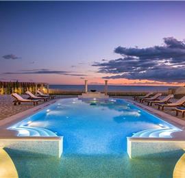 8 bedroom luxury villa with pool near Koutsounari, sleeps 16